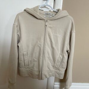 Country Road Beige Zip-Up Hoodie